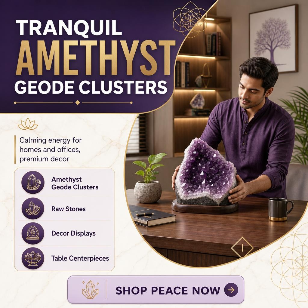 Amethyst Geode Clusters RAW stones