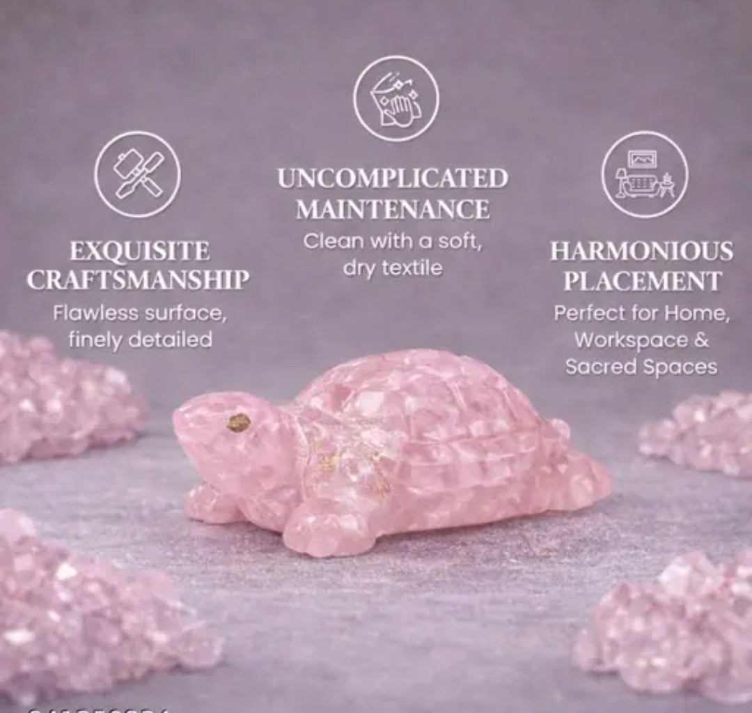 Rose Quartz Tortoise