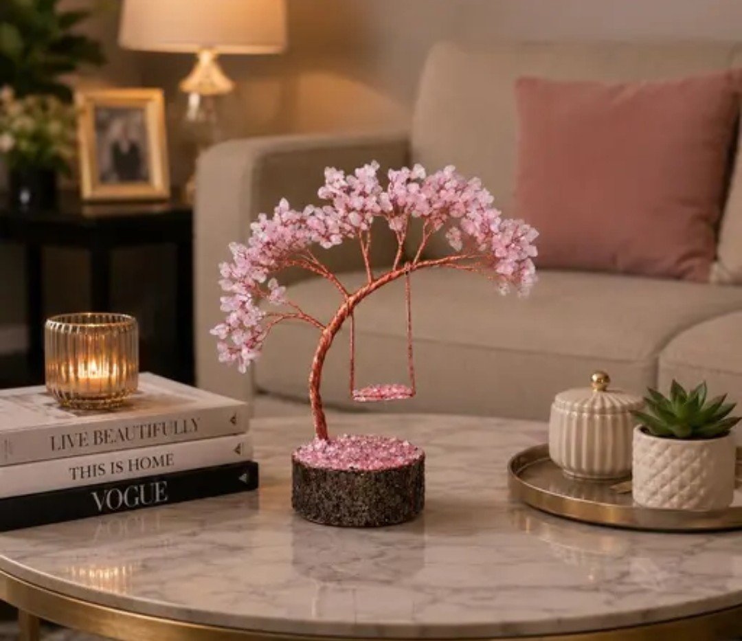 Rose Quartz Crystal Tree