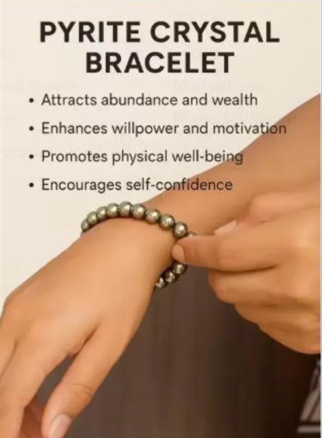 Pyrite bracelet