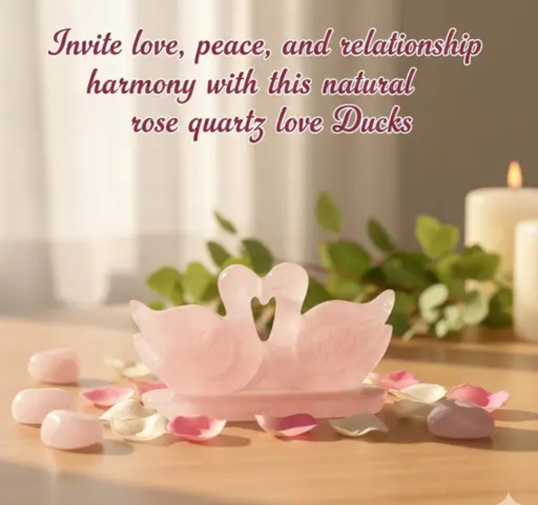 Rose Quartz Love Ducks