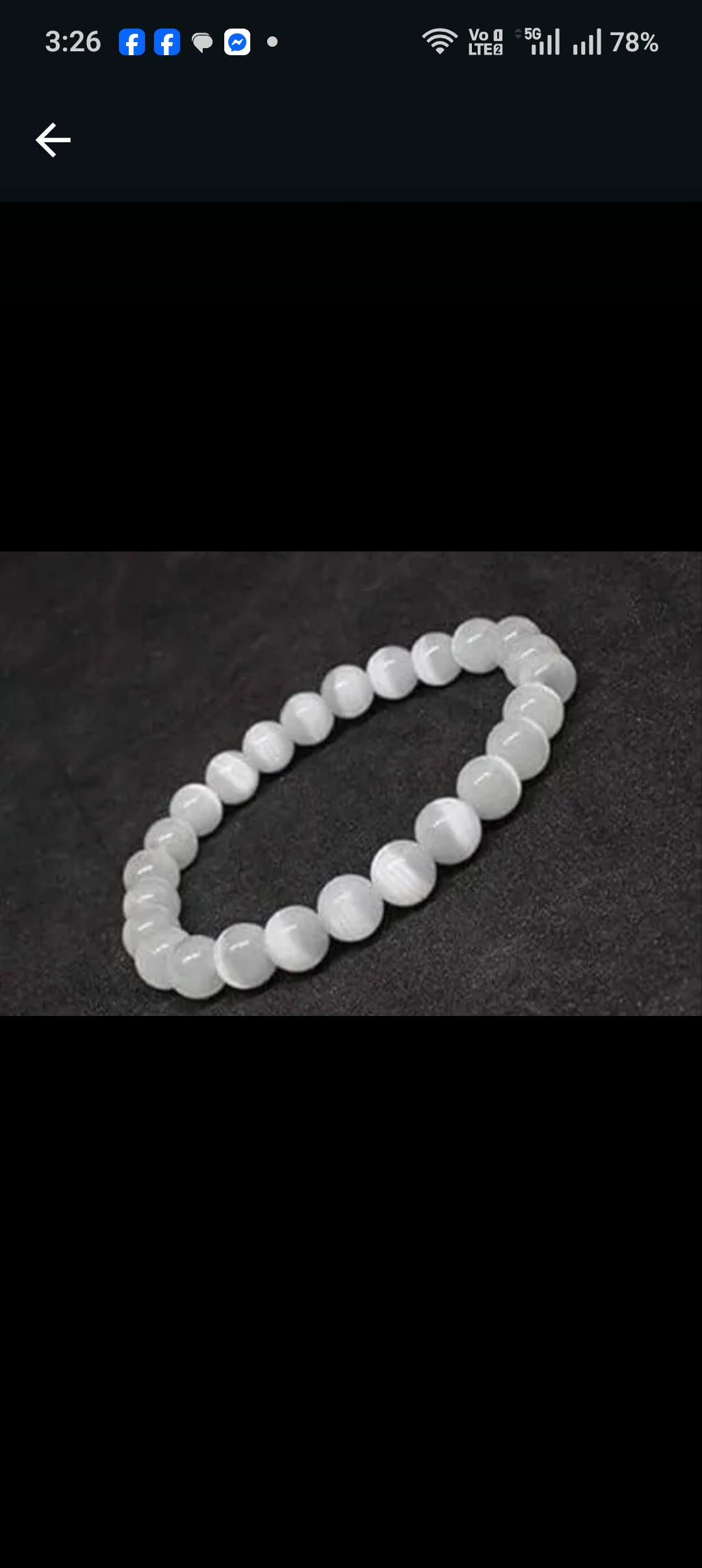 Selenite bracelet